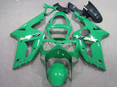 Acheter Kits Carénage Moto Kawasaki ZX6R 2003-2004 - Vert
