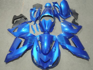 Acheter Carénages Moto Kawasaki ZX14R ZZR1400 2006-2011 - Bleu