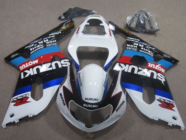 Acheter Carénages Moto Suzuki GSXR 600 2001-2003 - Blanc Bleu Rouge Noir Motul