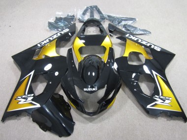Acheter Carénages Moto Suzuki GSXR 600 2004-2005 - Noir Brillant Jaune