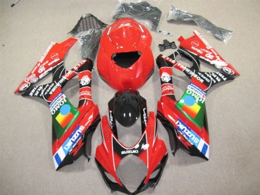 Acheter Carénages Moto Suzuki GSXR 600 2004-2005 - Rouge Bleu Vert Noir JOMO