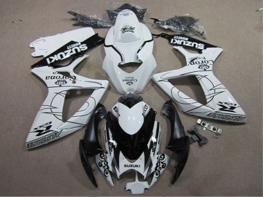 Acheter Carénages Moto Suzuki GSXR 600 2006-2007 - Blanc Noir Corona Extra