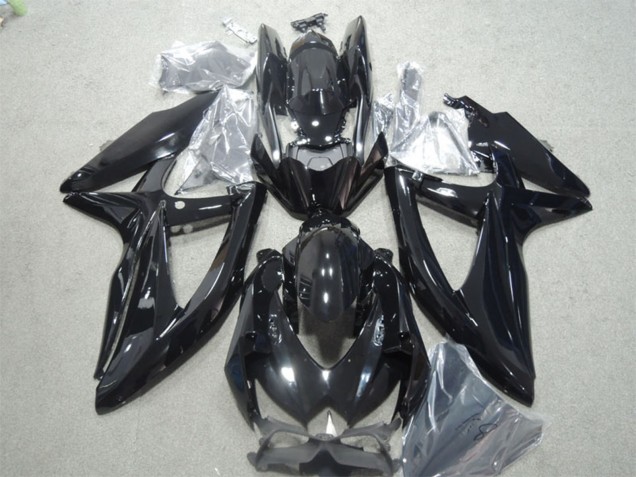 Carénages Moto Suzuki GSXR 600 2008-2010 - Noir Brillant