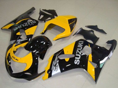 Acheter Carénages Moto Suzuki GSXR 750 2001-2003 - Jaune Noir