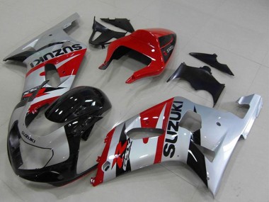 Acheter Carénages Moto Suzuki GSXR 750 2001-2003 - Rouge Argent Noir