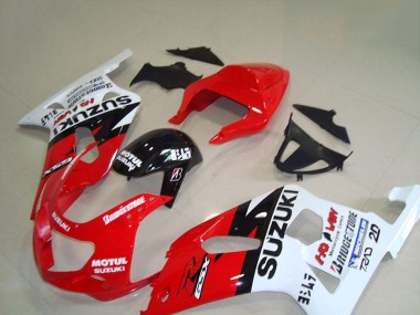 Acheter Carénages Moto Suzuki GSXR 750 2001-2003 - Rouge Blanc Noir Brillant Motul