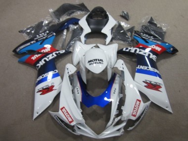 Acheter Carénages Moto Suzuki GSXR 750 2011-2024 - Blanc Bleu Motul