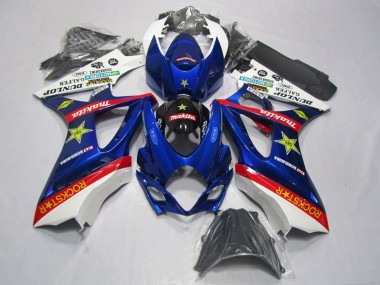 Acheter Kits Carénage Moto Suzuki GSXR 1000 2007-2008 - Blanc Bleu Rouge Noir Rockstar