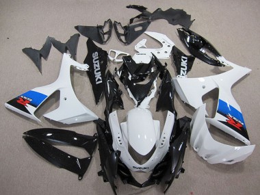 Acheter Plastique Moto ABS Suzuki GSXR 1000 2009-2016 - Blanc Bleu Noir
