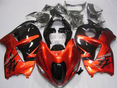 Acheter Carénages Moto Suzuki GSXR 1300 Hayabusa 1996-2007 - Orange Noir
