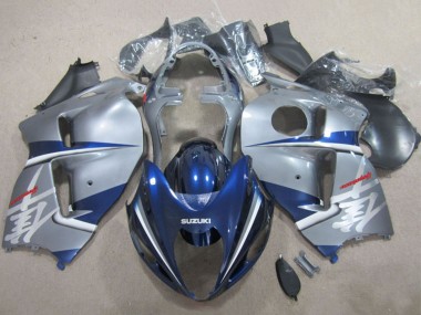 Acheter Carénages Moto Suzuki GSXR 1300 Hayabusa 1996-2007 - Argent Bleu