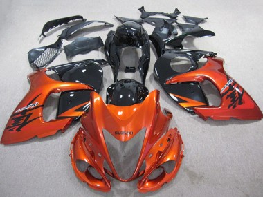 Acheter Carénages Moto Suzuki GSXR 1300 Hayabusa 2008-2020 - Orange Noir