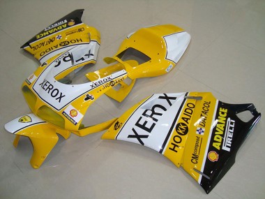Acheter Carénages Moto Ducati 748 916 996 996S 1993-2005 - Blanc Jaune Noir Brillant Xerox