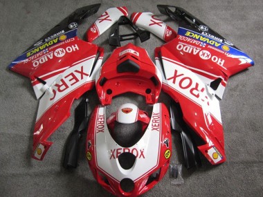 Acheter Carénages Moto Ducati 749 2005-2006 - Blanc Rouge Bleu Noir Brillant Xerox