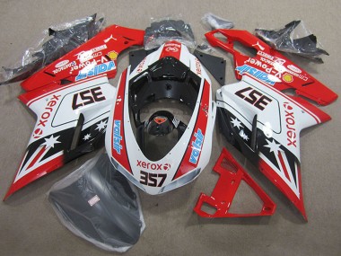 Acheter Carénages Moto Ducati 1098 2007-2014 - Blanc Rouge Noir Xerox 357