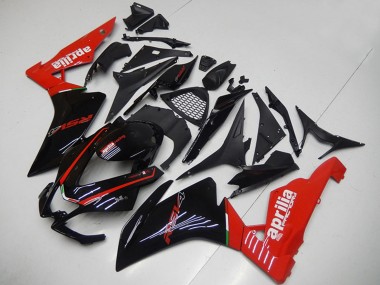 Acheter Carénages Moto Aprilia RSV4 1000 2009-2015 - Noir Brillant Rouge