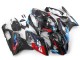 Carénages Moto BMW S1000RR 2015-2016 - Bleu Rouge Fibre de Carbone