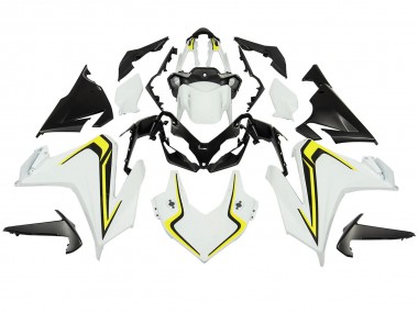 Acheter Carénages Moto Honda CBR500R 2022-2023 - Blanc Jaune Néon Noir Mat