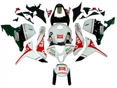 Acheter Carénages Moto Honda CBR600RR 2009-2012 - Blanc Rouge Vert Castrol San Carlo