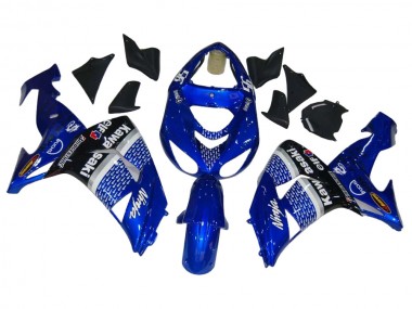 Acheter Carénages Moto Kawasaki ZX10R 2006-2007 - Bleu Blanc Noir Elf