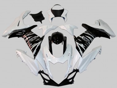 Acheter Carénage Moto Suzuki GSXR 600/750 2011-2024 - Blanc Noir Brillant