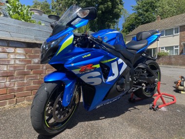 Acheter Carénages Moto Suzuki GSXR 1000 2009-2016 - Bleu Vert Blanc