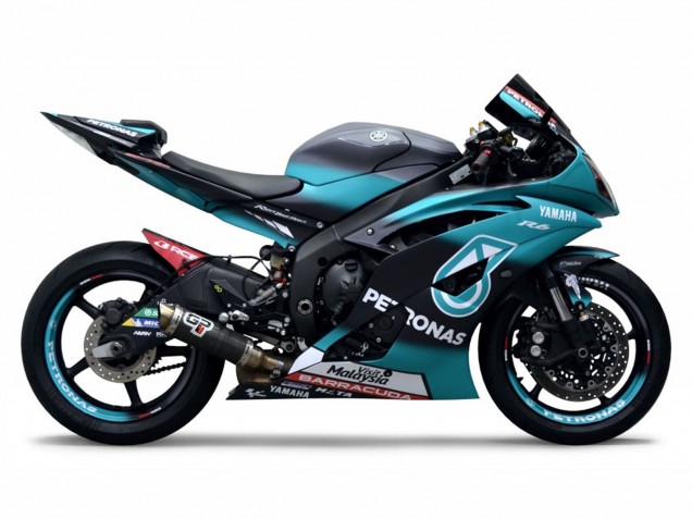 Carénages Moto Yamaha YZF R6 2008-2016 - Vert Clair Blanc Noir Petronas