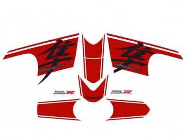 Acheter Carénage Moto Suzuki GSXR 1300 Hayabusa 2008-2020 - Noir Brillant Rouge