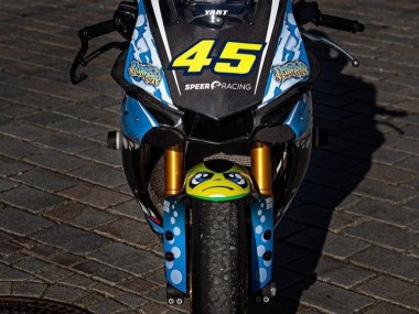 Acheter Carénages Moto Yamaha YZF R1 2015-2019 - Bleu Jaune Requin
