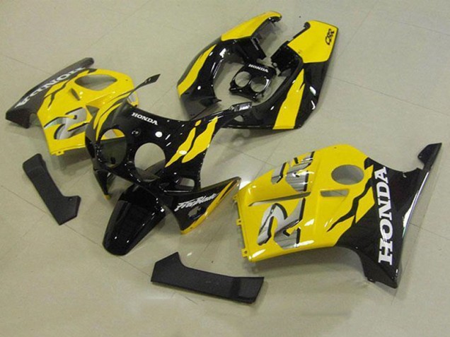 Carénage CBR 250 RR MC19 1988-1989 - Jaune Noir Carénage CBR 250 RR MC19 1988-1989 - Jaune Noir