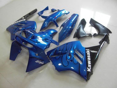 Acheter Carénages ZX9R 1994-1997 - Bleu Noir Flamme