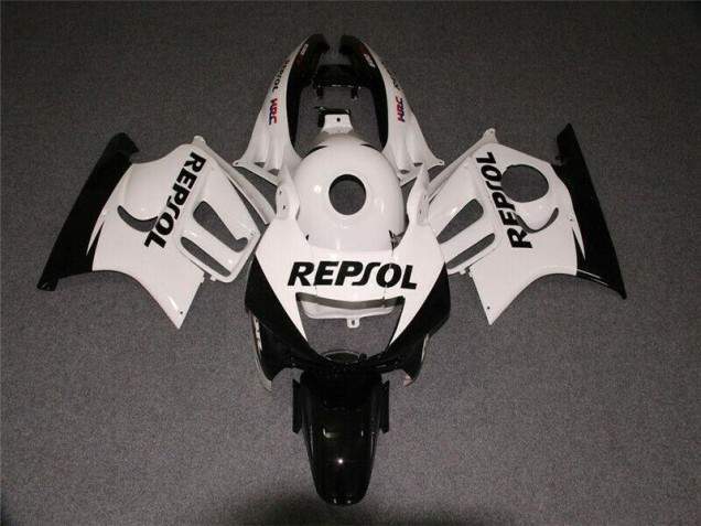 Carénage CBR 600 F3 1995-1998 - Blanc Noir Repsol Carénage CBR 600 F3 1995-1998 - Blanc Noir Repsol