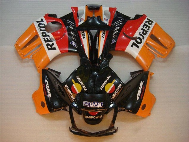 Carénage CBR 600 F3 1995-1998 - Noir Orange Repsol Carénage CBR 600 F3 1995-1998 - Noir Orange Repsol