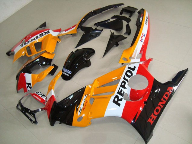 Carénage CBR 600 F3 1995-1998 - Orange Noir Repsol Carénage CBR 600 F3 1995-1998 - Orange Noir Repsol