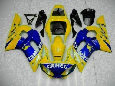 Acheter Carénage R6 1998-2002 - Jaune Bleu