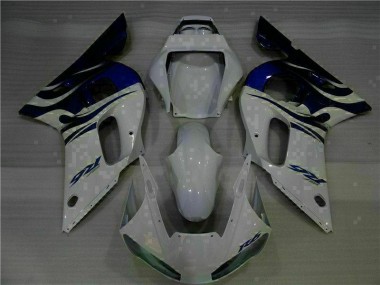 Acheter Carénages R6 1998-2002 - Blanc Bleu