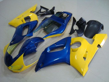 Acheter Carénages R6 1998-2002 - Jaune Bleu