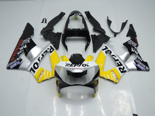 Carénage CBR 900 RR 929 2000-2001 - Jaune Argent Noir Repsol Carénage CBR 900 RR 929 2000-2001 - Jaune Argent Noir Repsol