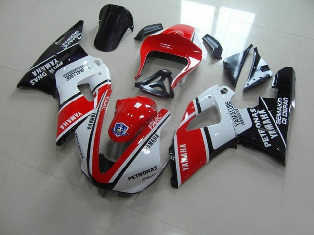 Carénage R1 2000-2001 - Rouge Blanc Yamalube Courses Carénage R1 2000-2001 - Rouge Blanc Yamalube Courses