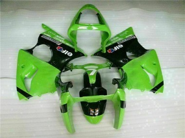 Acheter Kit Carénages Complet ZX6R 2000-2002 - Vert Noir
