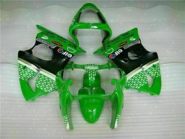 Acheter Kit Carénages & Plastique ZX6R 2000-2002 - Vert Noir