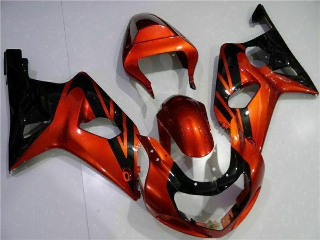 Carénage GSXR 1000 K1 2000-2002 - Orange Noir Carénage GSXR 1000 K1 2000-2002 - Orange Noir