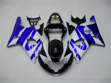 Acheter Carénage GSXR 1000 K1 2000-2002 - Bleu Blanc