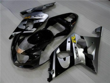 Acheter Carénage GSXR 1000 K1 2000-2002 - Argent Noir