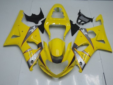 Acheter Carénage GSXR 1000 K1 2000-2002 - Jaune et Gris