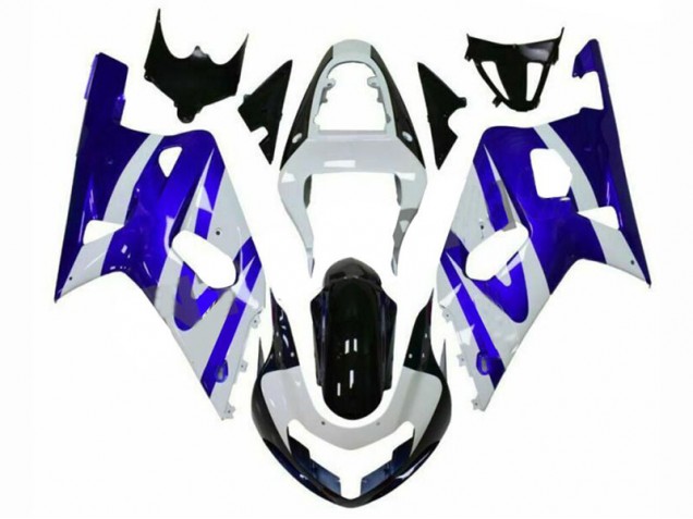 Carénage GSXR 600 / 750 K1 K2 K3 2001-2003 - Bleu Blanc Carénage GSXR 600 / 750 K1 K2 K3 2001-2003 - Bleu Blanc