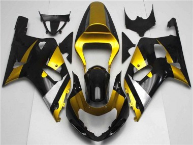 Acheter Carénage GSXR 600 / 750 K1 K2 K3 2001-2003 - Or Noir