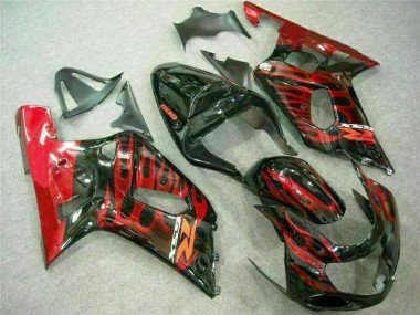 Acheter Carénage GSXR 600 / 750 K1 K2 K3 2001-2003 - Rouge Noir