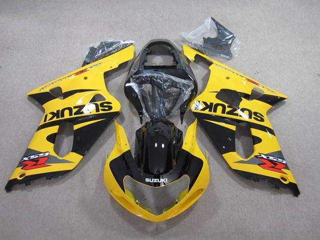Carénage GSXR 600 K1 K2 K3 2001-2003 - Jaune Noir