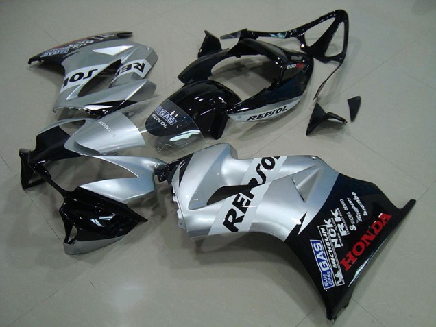 Carénage VFR 800 2002-2013 - Argent Repsol Carénage VFR 800 2002-2013 - Argent Repsol
